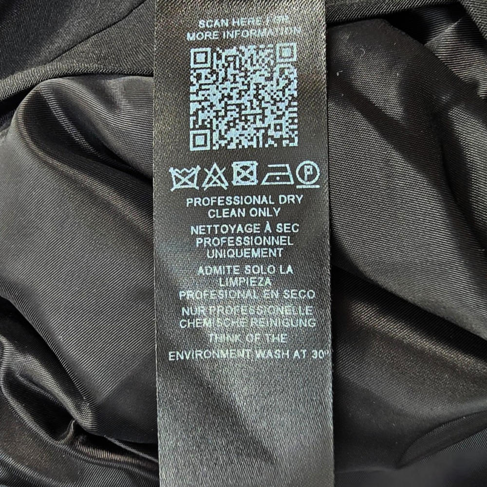 ASOS Design Suit Mens 38/31 Black Sequin Velvet Shawl Lapel Belted Luxury Disco - Picture 9 of 16